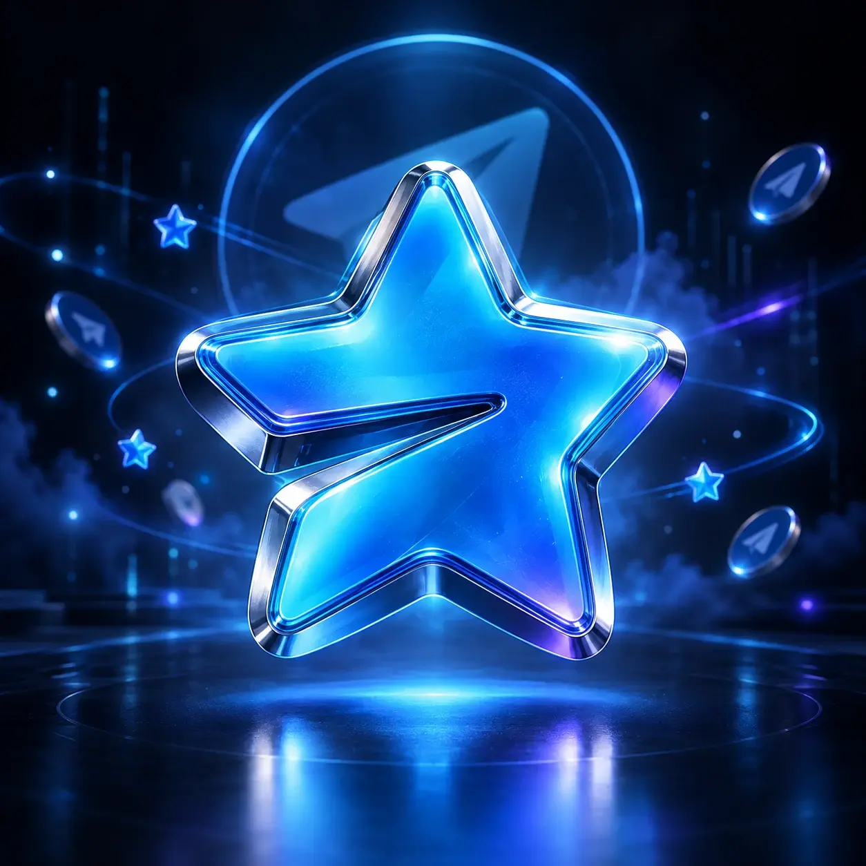 Telegram Stars məhsul şəkli