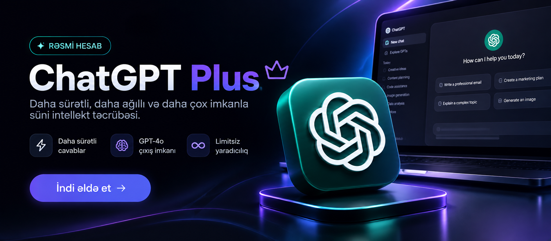 ChatGPT Plus | Paylaşımlı